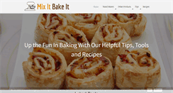 Desktop Screenshot of mixitbakeit.com